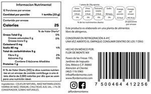 6 Pack 6 paquetes de 20 tortillas cada uno